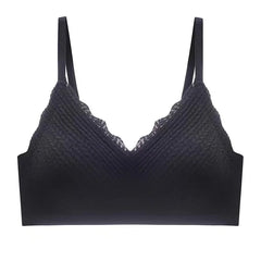 Top Lace Seamless Women's Underwear Small Chest Gathered Non-slip