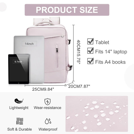 Women's Backpack Travel Suitcase Cabin Bag Aircraft Ryanair 40x20x25 Airplane Travel Bag Men Laotop Backpack Wizzair Carry On