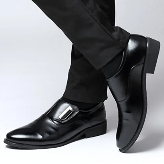 Oxford Shoes for Men Dress Shoes Formal Pointed Toe Business Wedding Dress Shoes