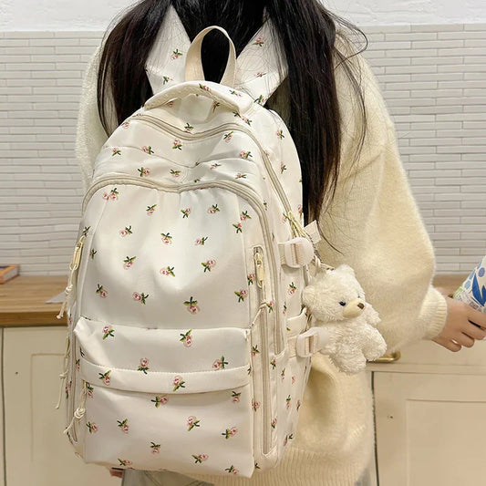 Cute Backpack Girls Fashion School Bag Large Capacity Student School Bag