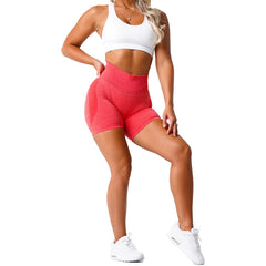 Seamless Shorts for Women Push Up Booty Workout Shorts Fitness Sports Short