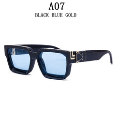 Sunglasses For Men Vintage Square Fashion Glasses Luxury Retro Sunglasses