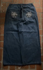 Hip Hop Jeans: Streetwear Jeans | Men Baggy Denim Pants