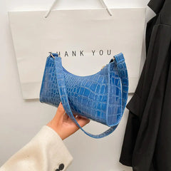 Black Trendy Women Shoulder Bag Fashion Pu Handbags Crossbody Bags Small