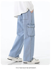 Cargo Baggy Jeans: Y2K Multi-pocket pant