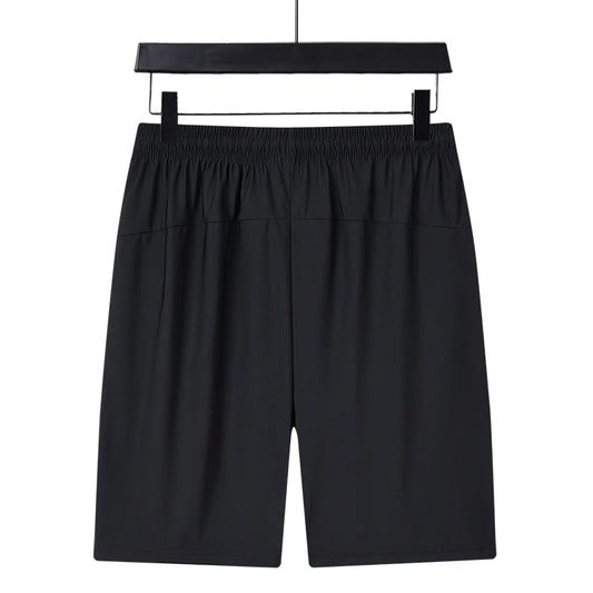 Summer Shorts Gym Fitness Men Plus Size Casual Shorts 6XL 7XL 8XL Big Size Shorts Men Ice Silk Stretchy Beach Shorts Breathable