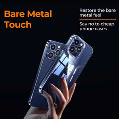 PC Case For iPhone 16 Pro Max Case Crystal PC Anti-Yellow Lens Protection Cover For iPhone 16 Pro Max Case