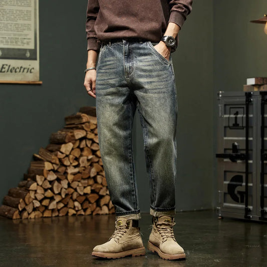 Jeans For Men Baggy Pants Loose Fit Harem Pants Vintage Clothes