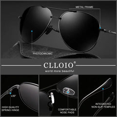 Sunglasses Men Women Fashion Photochromic Sun Glasses Chameleon