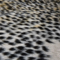 Leopard Print Rug Faux Cowhide Skin Carpet Animal Printed Furry Area Rug