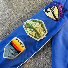 American Retro Baseball Jacket Male Spring And Autumn Loose Embroidery Tide Jacket