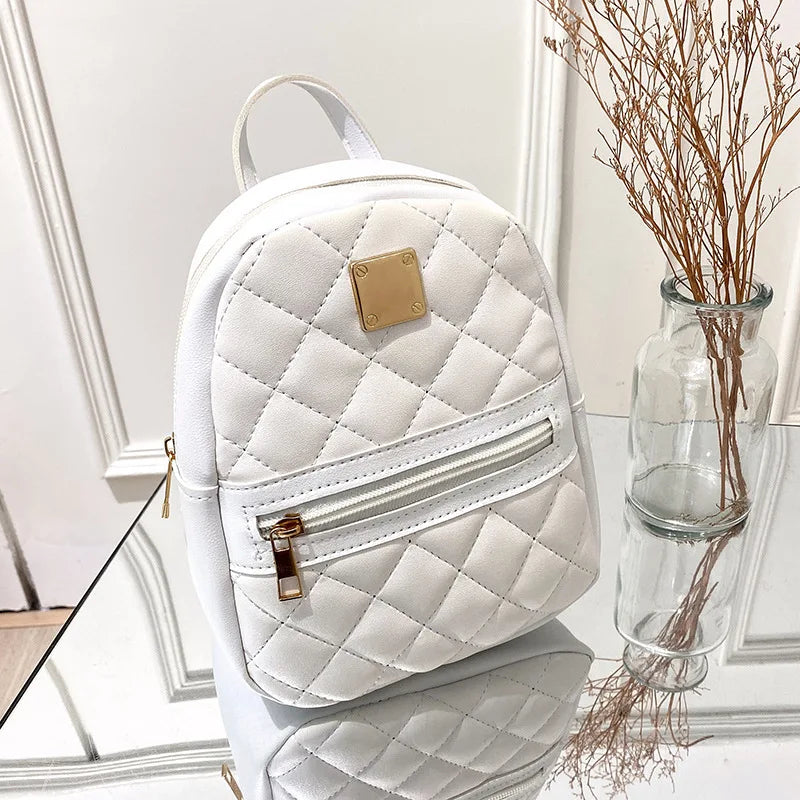 Backpack for Women PU Leather Multifunction Crossbody Bag Ladies Phone Pouch Pack Luxury Brand Shoulder Bag Messenger Bags