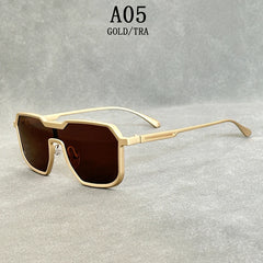Sunglasses For Men Square Vintage Punk Fashion Glasses Retro