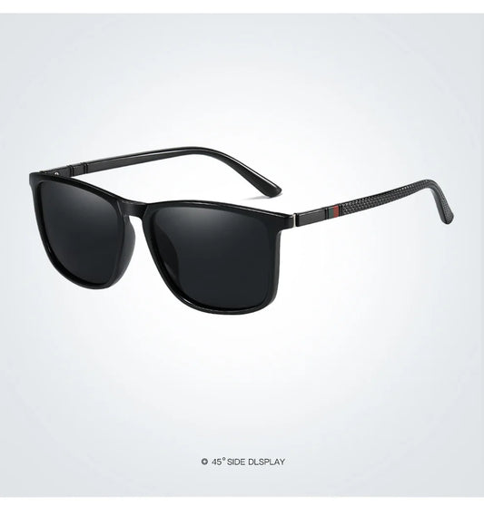 Fashion Square Polarized Sunglasses man Driving Fishing Luxury Brand Designer UV400 Eyewear