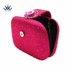 Matching Shoes and Bags: Women Crystal Style African Ladies Party Shoes