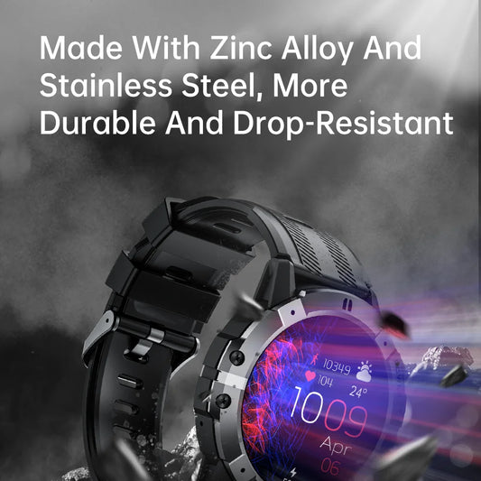 CUBOT C29 SmartWatch 1.52-inch 1ATM Waterproof Sport Watch for Men 410mAh Battery, Bluetooth Call, Heart Rate&24H Health Monitor