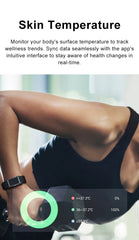 Smart Bracelet Sports Fitness Tracker Health Monitoring Step Count Heart Rate Sleep Tracking 1ATM Waterproof Smart Wristband