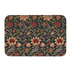 Custom William Morris Compton Floral Art Nouveau Pattern Doormat Bath Door Floor Mat