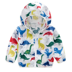 2023 Cute Baby Girl Jacket Boy Hooded Coat
