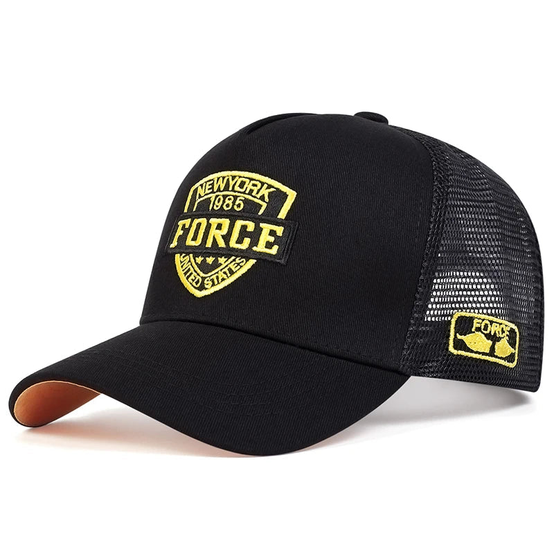 Fashion Letter Baseball Cap Women Men Breathable Hip Hop Hats Summer Casual Mesh Caps Unisex cotton Snapback Caps gorras