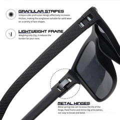 Polarized Sunglasses Men Women Retro Outdoor Sports Fishing Sun Glasses