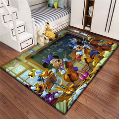 Mickey Mouse Carpet for Children,Living Room Bedroom Floor Mat Kitchen Mat Children