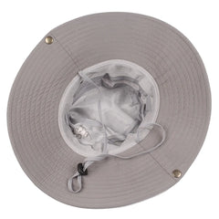 Men Bucket Hat Outdoor UV Protection Wide Brim Panama Safari Hunting Hiking Hat