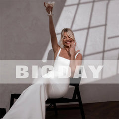 White Bridesmaid Dresses: Elegant Mermaid Wedding Dresses Women Spaghetti