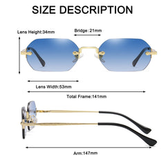 Sunglasses Women Men Luxury Brand Designer Popular Travel Small Frame
