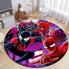 Spider-Man Marvel Universe Round Carpet,cute rug,bedroom,Living Room,door mat