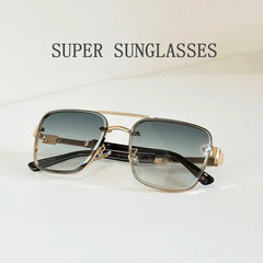 Sunglasses For Men Luxury Fashion Glasses Sunscreen Square Sunglasses