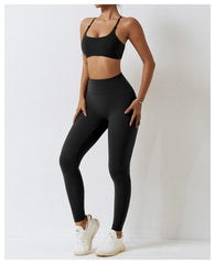 Seamless Yoga Set Workout Sportswear Gym Clothing 2Pcs Sport Sets Women