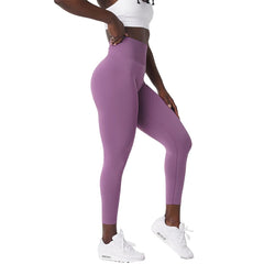 Leggings Women Soft Workout Tights Fitness Outfits Yoga Pants High Waisted Gym Wear
