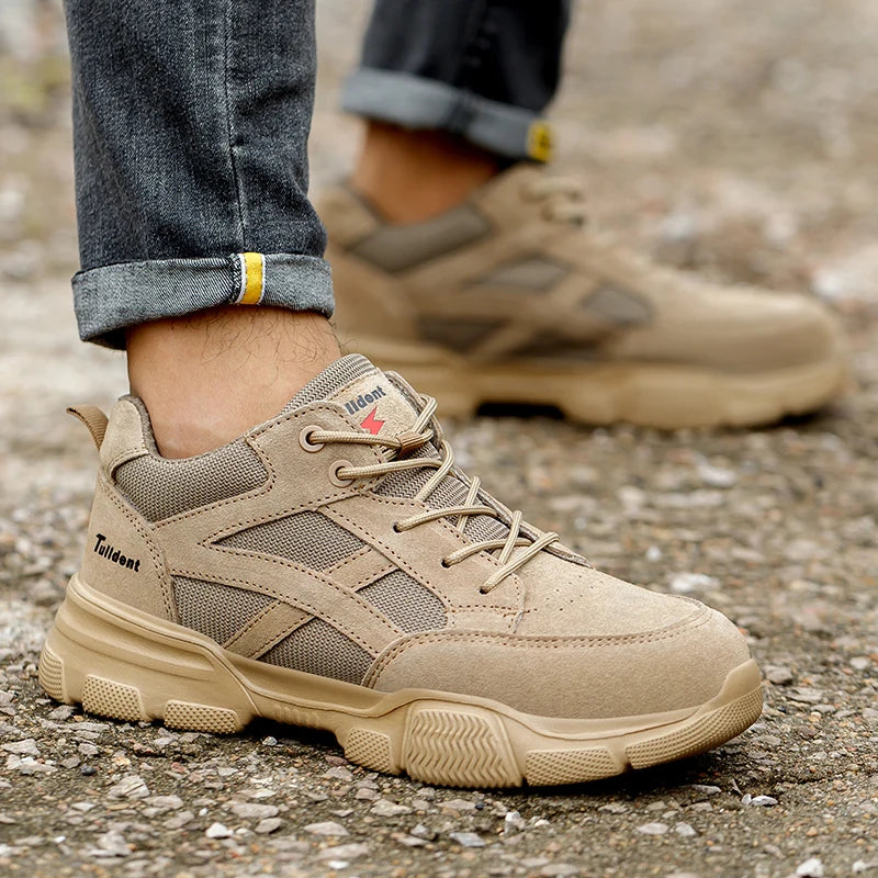 Insulation 10KV Safety Shoes Men Anti-smash Breathable Electrician Welding Work Boots Puncture-Proof Male Footwear