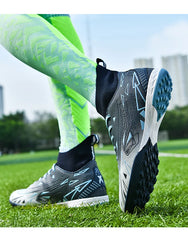 Men Sneakers Soccer Shoes Cleats Breathable Adult Kids TF/FG Football Boots