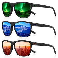Polarized Sunglasses Men Women Retro Outdoor Sports Fishing Sun Glasses
