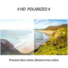 Sunglasses for Men: Chameleon Polarized Pilot Sunglasses Driving Square Eyewear