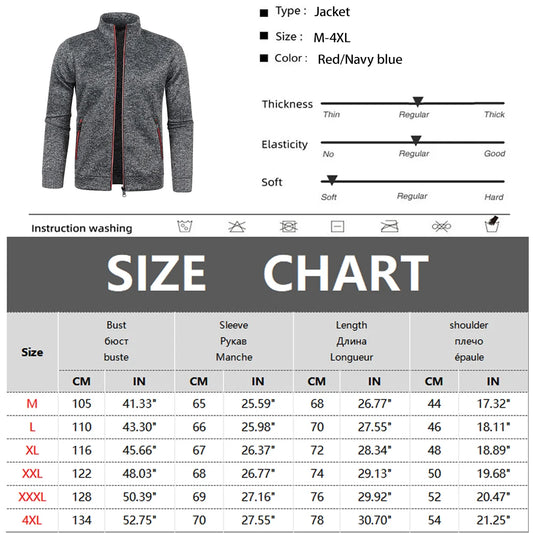 Men's Zipper Sweatshirts Zipper Jackets for Male Hoody Man Sweatshirt Long Sleeve