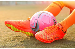 Men's Soccer Shoes Kids Children Low Top Futsal Society Training Football Boots