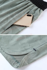 Men Fitness Shorts Quick Dry Sport Shirts Casual Beach Brand Short Camouflage