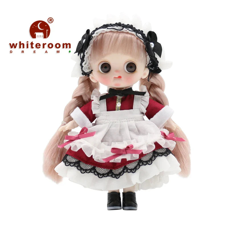 Mini Ob11 Bjd Doll Accessories Obitsu 11 Clothes Dolls For Girls Boy Toys Baby Kawaii Anime Toy Cute Items Miniature Costume