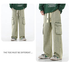 Cargo Baggy Jeans: Y2K Multi-pocket pant