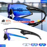 Cycling Glasses Red Photochromic Cycling Sunglasses Outdoor Bike Eyewear