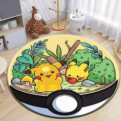 Pokemon Pikachu cute Printed Printed Carpet,rugs for bedroom,Living room floor mat