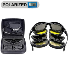 Shooting Glasses Motorcycle Hiking Polarized Sunglasses Tactical Airsoft Goggles