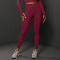 Women Seamless Yoga Pants Fitness Sports Running Sportswear Stretchy Lifting Tights