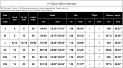 Harem Pants Casual High Waist Elastic Long Length Pants With Pockets Women