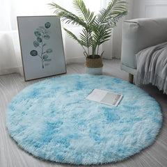 40/60cm Pink Round Rug Mat Living Room Bedroom Carpet Floor Fluffy-Mat Anti-SHome