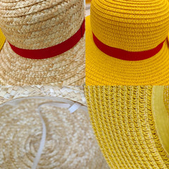 Luffy Straw Hat Anime Cartoon Cosplay Caps Accessories Summer Sun Hat