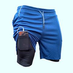 Running Shorts Men 2 in 1 Training Gym Shorts Fitness Men Joggers Jogging